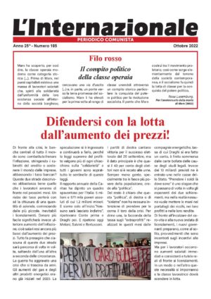 Difendersi con la lotta dall’aumento dei prezzi!